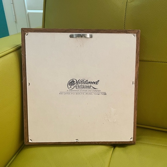 Vintage 90s Framed Picture Love Binds Everything Together in Perfect Harmony - Picture 5 of 11